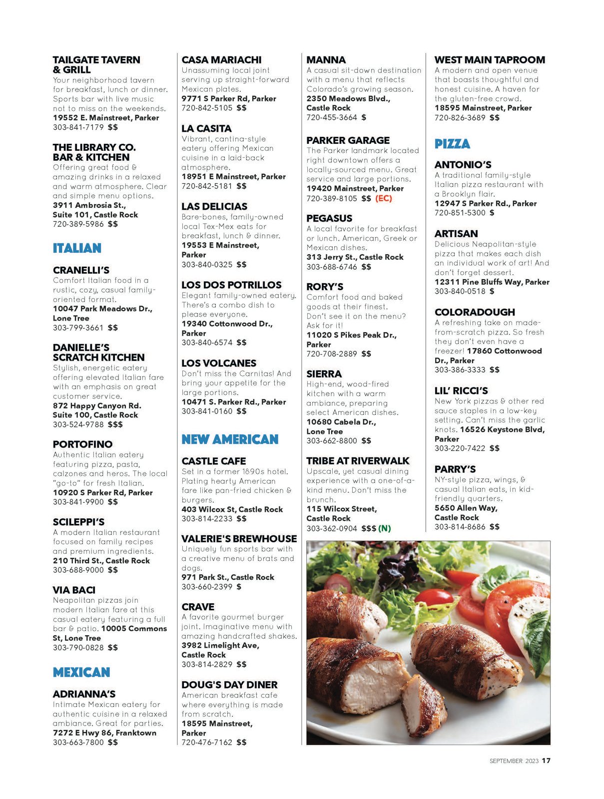 The Guide - The Best Places to Dine in Douglas County