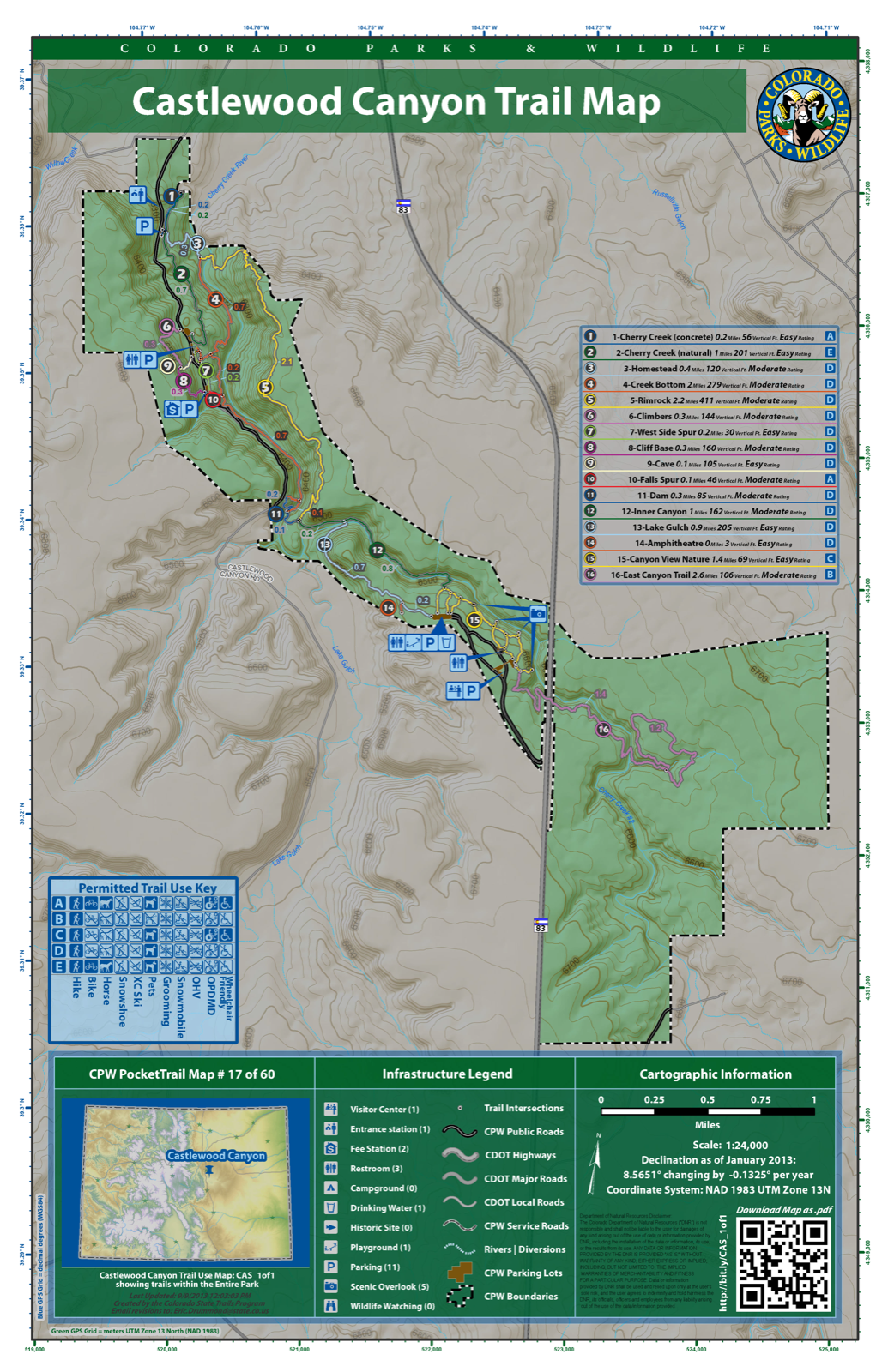 Castlewood Canyon State Park